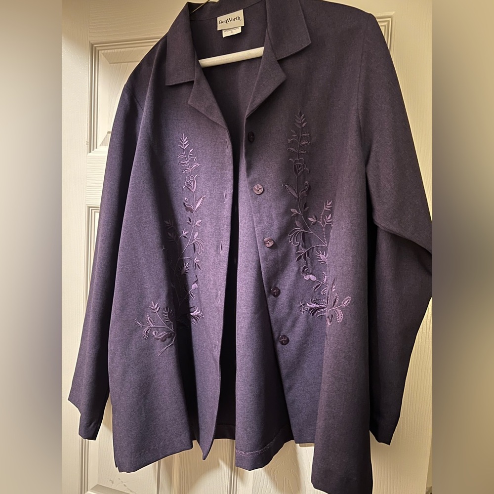 Purple blazer